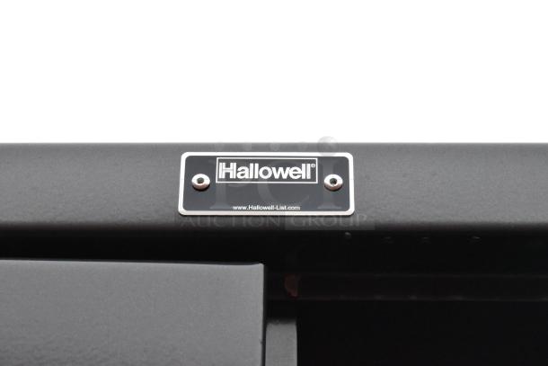 Hallowell DuraTough gray 4-shelf storage cabinet, 21"x36"x78". Brand new with minor scratches and dents. Model HW6SC6178-4CL.