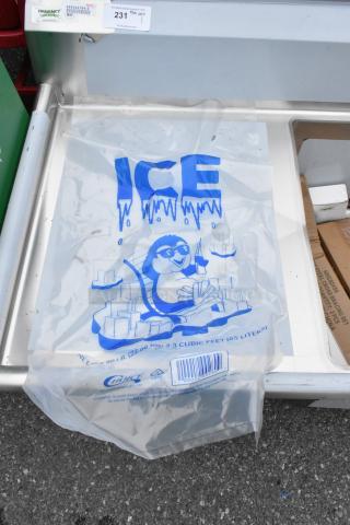 BRAND NEW SCRATCH AND DENT! Box of Ice Bags - Item #1203861