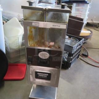 One WORKING Bunn Coffee Grinder. Model# G9-2HD. 120 Volt. Taped On The Side See Pic. - Item #1205253