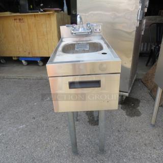 One Stainless Steel Krowne Underbar Hand Sink With Faucet. Model# 18-12DST. 12X24X34. $838.75 - Item #1206169