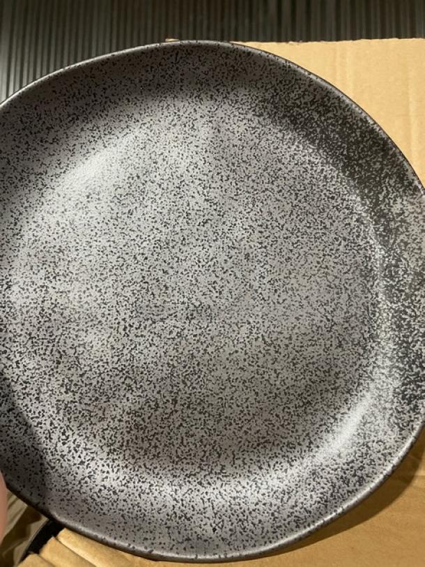Steelite International Earth Black porcelain side plate, 8.5”, speckled design, model 6153RG101. New condition.
