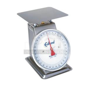 Brand new Edlund HD Series 32 oz. stainless steel dial portion control scale, Model HD-2. Heavy duty, countertop design.