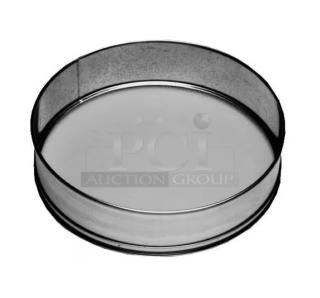 Brand new Johnson-Rose 3510 stainless steel 10” round sieve, ideal for commercial use, in pristine condition.