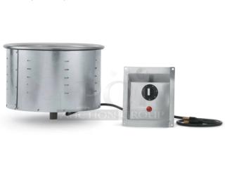 Vollrath 11 Qt. Stainless Steel Modular Drop-In Soup Well, Model 364510, with thermostatic control, brand new condition.