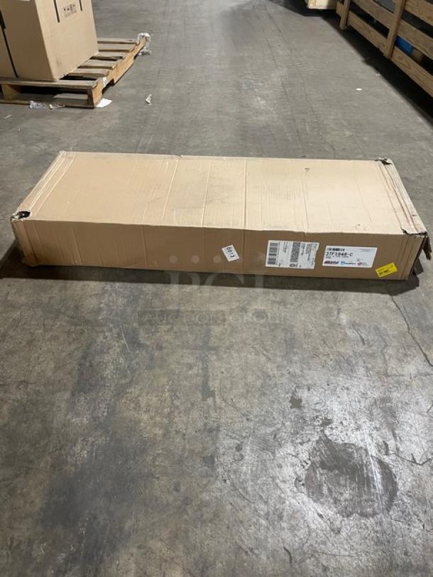 Brand new Eagle Group chrome-plated shelving, model 3TF1848C, packaged in original box. Dimensions: 48" x 18". 4 per case.