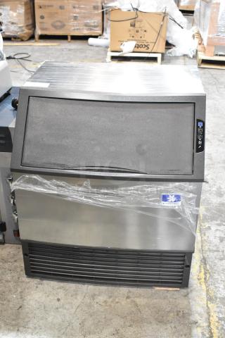 BRAND NEW SCRATCH AND DENT! 2023 Manitowoc UDF0310A-261Z Stainless Steel Undercounter Dice Cube Ice Machine with 119 lb. Bin, 286 lb. 208-230 Volts, 1 Phase. - Item #1204787