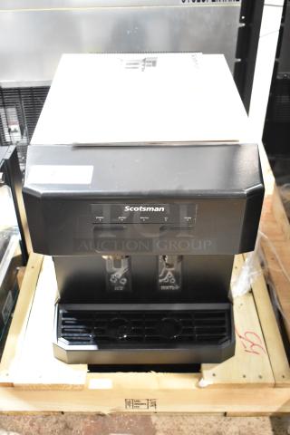 BRAND NEW SCRATCH AND DENT! 2025 Scotsman HID207AX-1A Compact Nugget Ice Machine with 7 lb. Bin, Touch-Free Ice and Water Dispensing. 196 lb. 115 Volts, 1 Phase. - Item #1204788