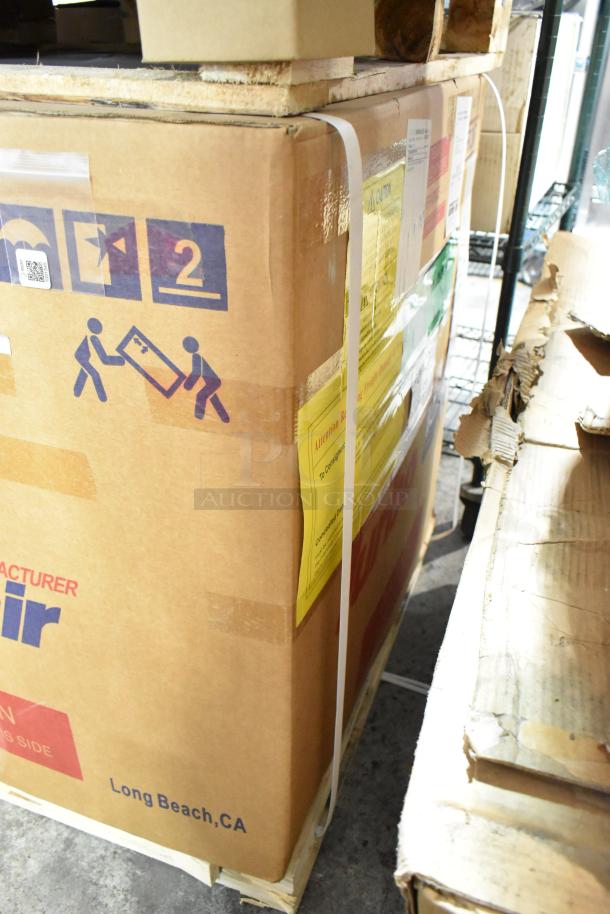 Brand new Turbo Air MUF-28-N stainless steel commercial undercounter freezer, 115 volts, in original box.