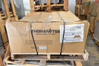 Brand new in box 2021 Therma-Tek TC36-36TGL stainless steel commercial countertop flat top griddle, model 21F00531R.