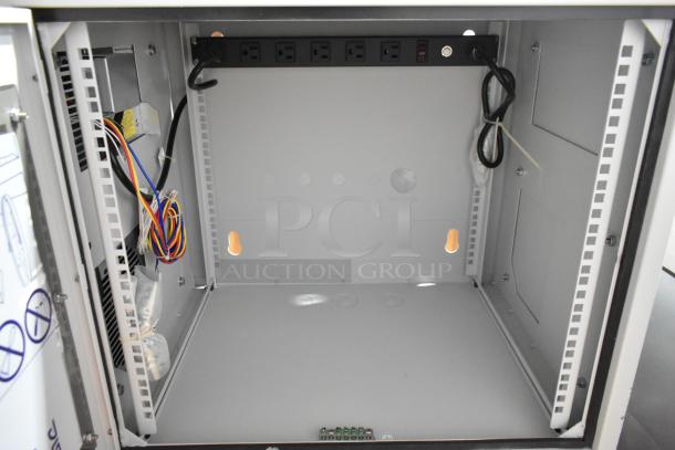 BRAND NEW Hoffmann N170116G010 Spectracool Compact, 1025 BTU, 110/115V, 1 Phase, shown with Martin Box interior wiring visible.