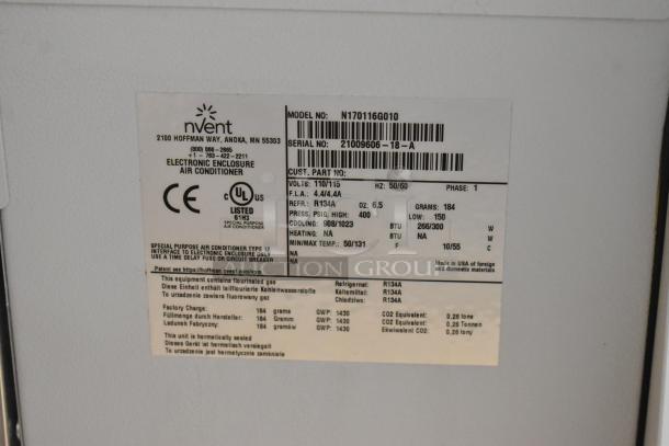 2 Brand New Hoffmann Spectracool Compact units, Model N170116G010, 1025 BTU, 110/115V, 1 Phase, in box, by Practica STI-10101.