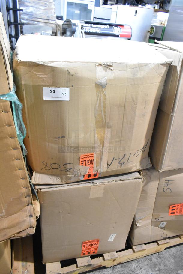 Two packed Hoffmann N170116G010 Spectracool Compact units. New in box. Boxes labeled "Fragile." Model STI-10101 by Practica.