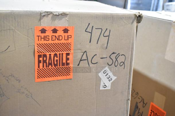New Hoffmann Spectracool Compact in box, 1025 BTU, 110/115V, 1 phase. Box marked "Fragile," "This End Up," with model STI-10101.