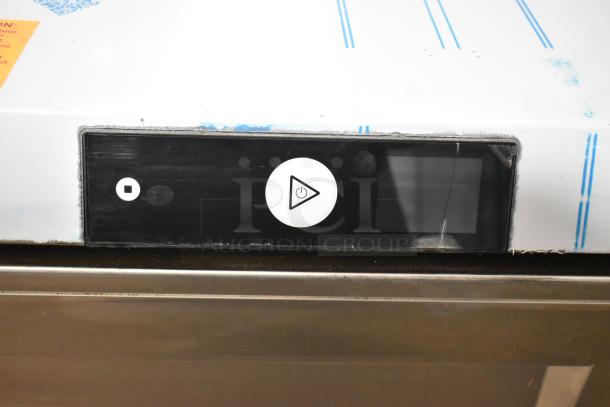 BRAND NEW 2025 Hobart LXNH stainless steel dishwasher control panel, showing high temp settings. Scratch and dent condition.