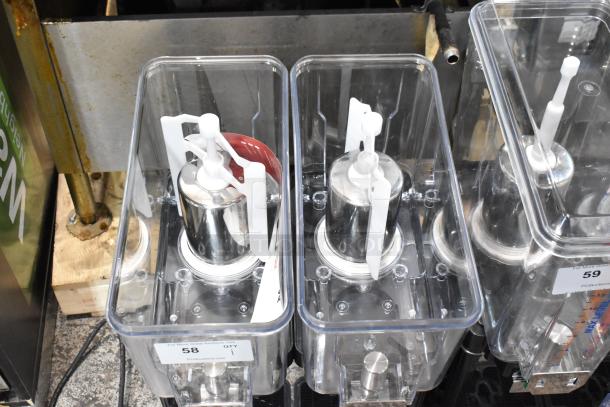 BRAND NEW Carnival King COLDREAM 2M Double 3 Gallon Refrigerated Beverage Dispenser. Scratch and dent, 120V, 1 Phase.