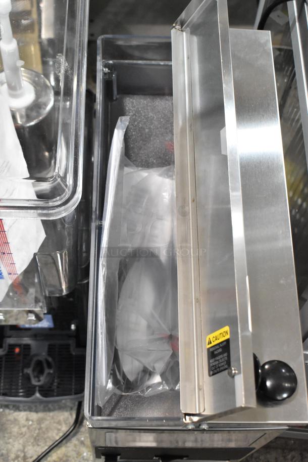 Brand new 2025 Bunn G9-2T HD coffee grinder, tall double hopper, portion control, in packaging. Scratch and dent model.