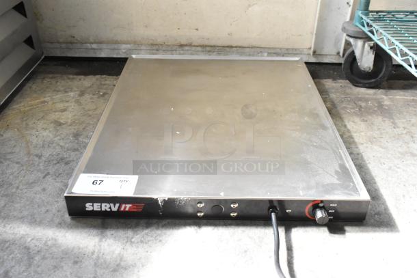 Brand new ServIt 423HSW2024 24" stainless steel heated shelf warmer, 120 volts, 1 phase, with minor scratches.
