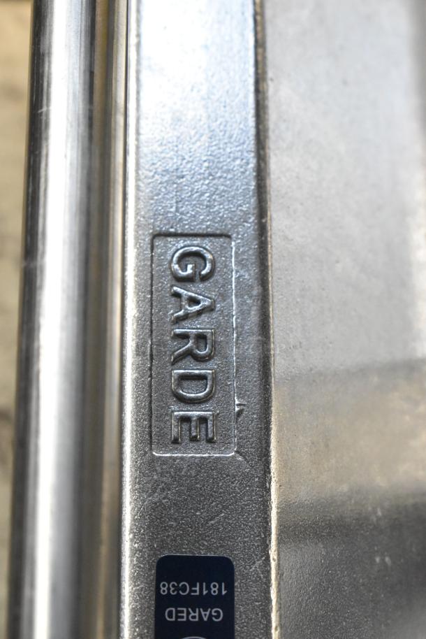 Brand new Garde 181FC38 heavy-duty 3/8" French fry cutter, labeled "GARDE" with visible model number.