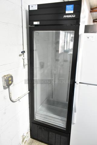 2019 Habco SE18 Metal Commercial Single Door Reach In Cooler Merchandiser w/ Poly Coated Racks. 115 Volts, 1 Phase. - Item #1204984