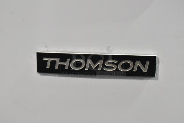 Thomson TFRF690 Single Door Reach-In Freezer, 115V, 1 Phase, showing brand label.