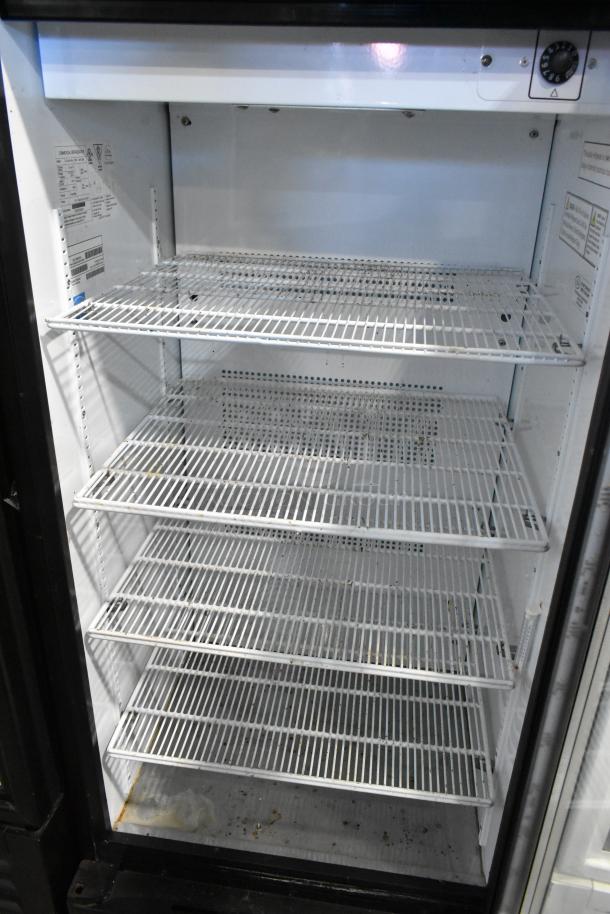 IDW G-10-N-3-3-4-B-5 single door cooler with metal frame, poly coated racks, 115 volts, 1 phase, commercial use.