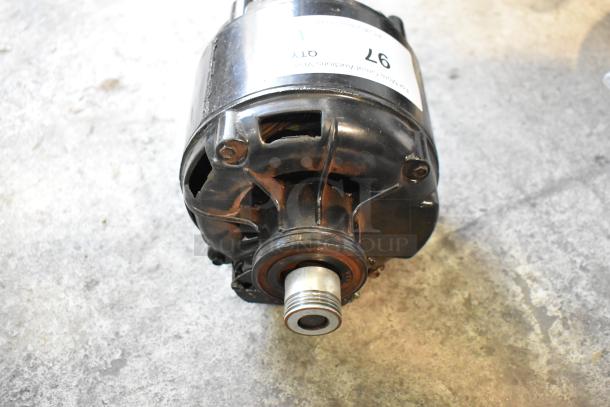 Emerson S60ENR-5175 motor, 115 volts, 1 phase, in good condition with visible label showing model number.