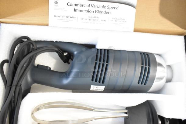 BRAND NEW AvaMix 928IBHDW10 Heavy-Duty Variable Speed Immersion Blender with 10" Whisk. Includes 115V power cord.