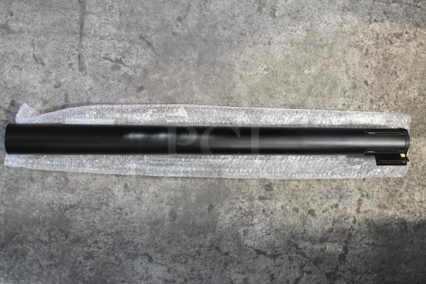 Lancaster Table & Seating Stanchion Post, black, new condition, packaged in bubble wrap for protection.