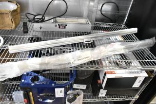 Avantco 189NCURTIN46 night curtain, new, wrapped, for WVAC-46HC and BVAC-46HC. Includes two items.