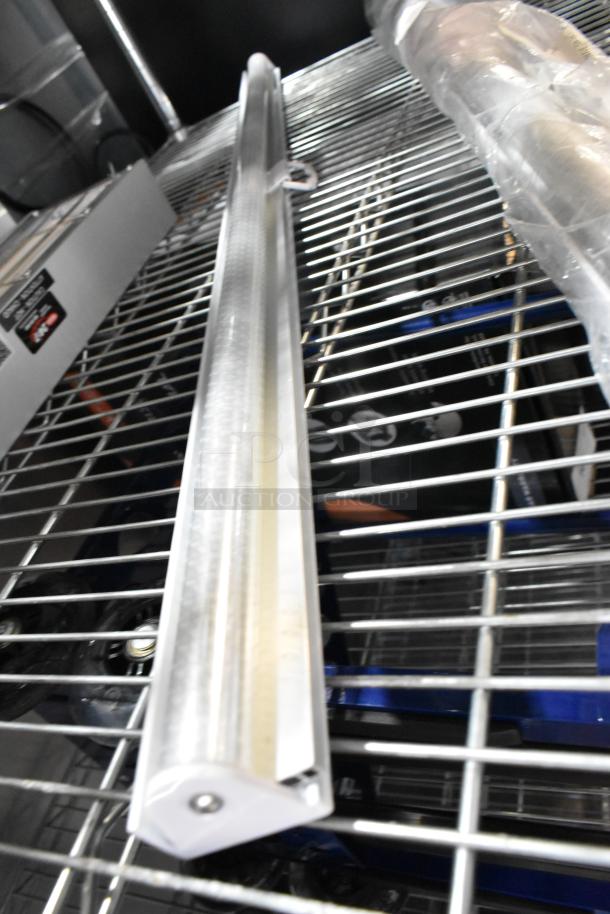 Avantco 189NCURTIN46 night curtain, new, for WVAC-46HC/BVAC-46HC. Slight scratch and dent. Two available.