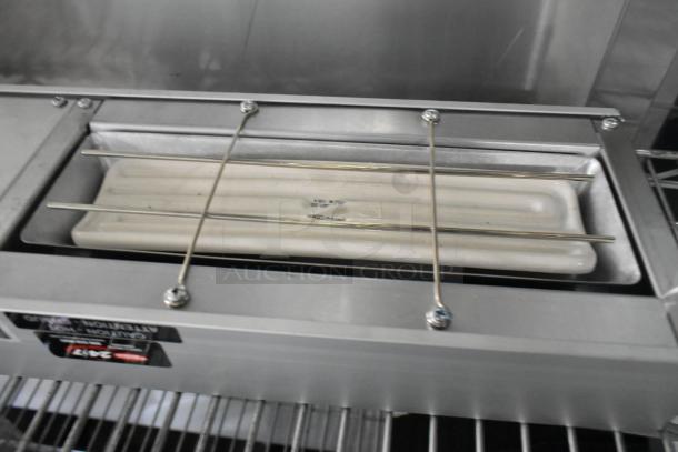 Hatco UGFF Metal Commercial Warming Strip, 120V, 1 Phase, shown in good condition with visible labels.