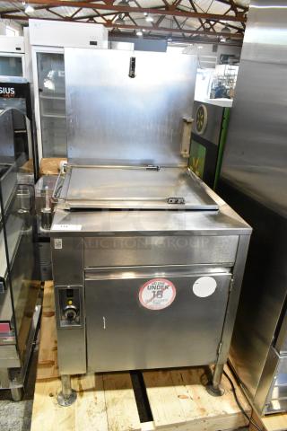 Avalon ADF24G-BA Stainless Steel Commercial Floor Style Natural Gas Powered Deep Fat Donut Fryer. 80,000 BTU. - Item #1205018