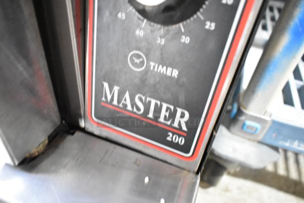 Garland Master 200 stainless steel convection oven, view-through door, thermostatic controls visible, used condition.