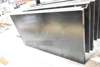 2017 Dongwoo XH100080-14001A Monitor, 220V, 1 Phase. Black frame, surface wear visible. Pickup only, no shipping.