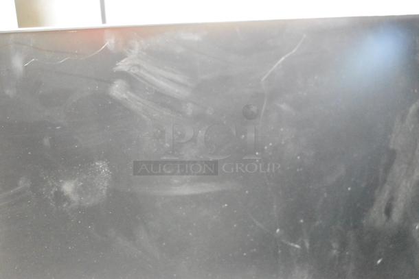 2017 Dongwoo XH100080-14001A monitor, 220V, 1 phase. Visible surface smudges, buyer pickup required. Two units available.