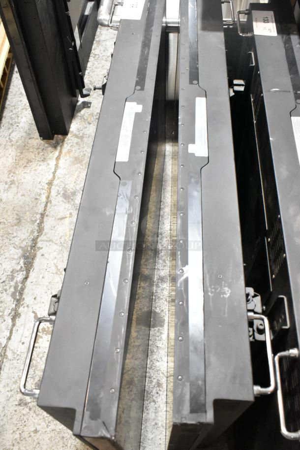 2017 Dongwoo XH100080-14001A Monitor, 220V, 1 Phase. Includes two units. Buyer pickup only, no shipping.