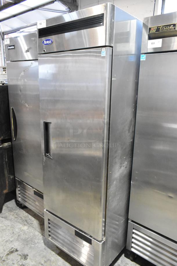 2020 Padela PDB-1F-HC stainless steel commercial freezer with single door, poly-coated racks, and rolling casters. 115V, 1-phase.