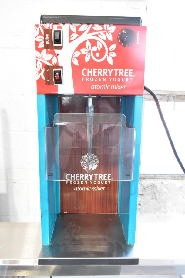 Vita-Mix Countertop Blender, 115V, Cherrytree Frozen Yogurt branding, pulse/on switches, program dial, atomic mixer text.