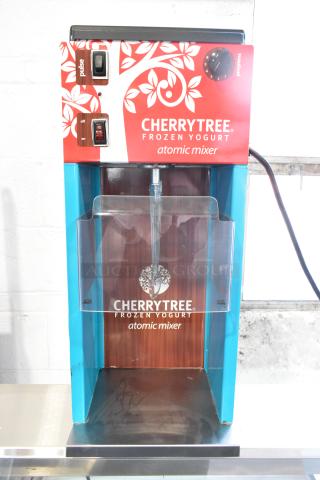 Vita-Mix Countertop Blender, 115V, Cherrytree Frozen Yogurt branding, pulse/on switches, program dial, atomic mixer text.