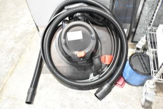 Dayton 61HV93 Drum Head, 120V, 1 Phase, with hoses. Brand new, minor scratches. Label visible on top.