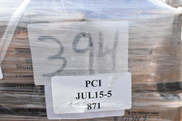 390 boxes of new, scratch and dent Choice wide mouth lids for canning/mason jars, 48 per pack, wrapped and labeled.