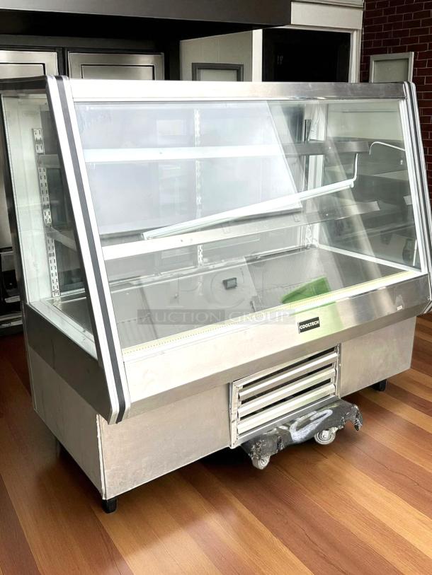 COOLTECH CTR-60HB 60” bakery pastry display case, 115v, glass front, stainless steel, fully tested and working condition.