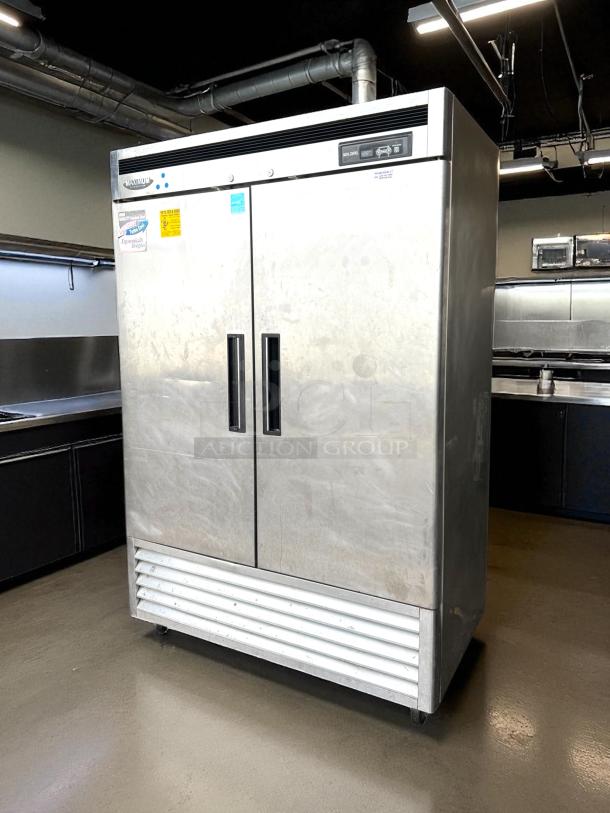 Turbo Air MSR-49NM 49cf commercial refrigerator with 2 solid doors, tested and working, in excellent condition.