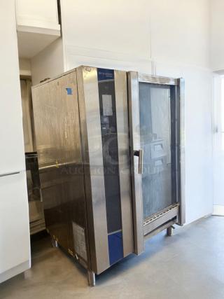 Electrolux Air-O-Steam Touchline combi oven, excellent condition, natural gas, 120V controls, fully tested, stainless steel exterior.