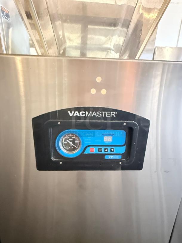 VacMaster VP Series vacuum packaging machine, excellent condition, features digital display and gauge, 120V, fully tested.