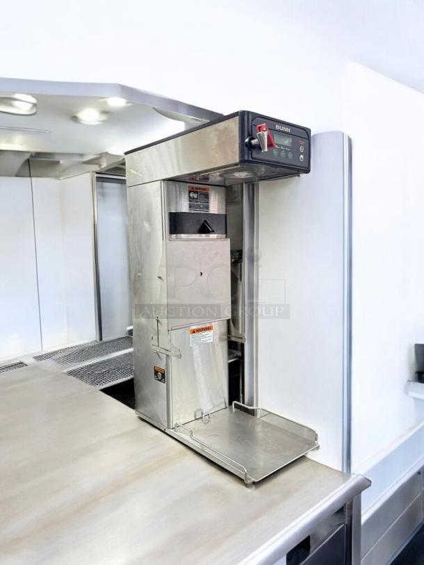 Bunn Infusion Series Digital Coffee Brewer, 120V, excellent condition, fully tested, stainless steel, digital controls.