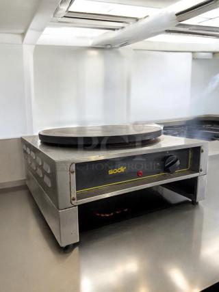 Excellent Condition – Sodir / Equipex 400E Electric Crepe Maker – 220V – Fully Tested & Working! - Item #1204724