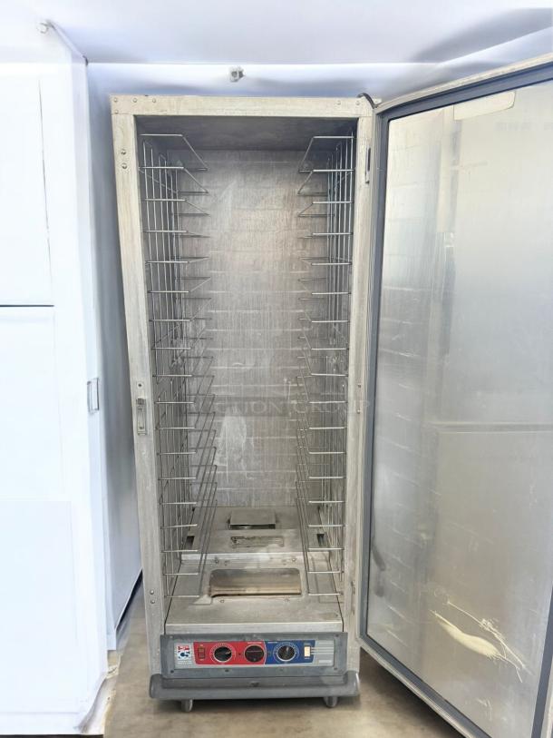 Metro C5 1 Series Heated Holding Cabinet, excellent condition, full height, 120V, interior racks, fully tested and working.