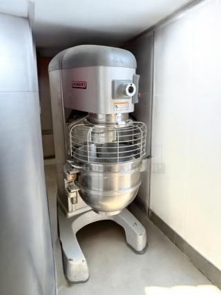 Hobart HL662 Planetary Mixer, excellent condition, fully tested, 200-240V. Visible Hobart logo and safety markings.