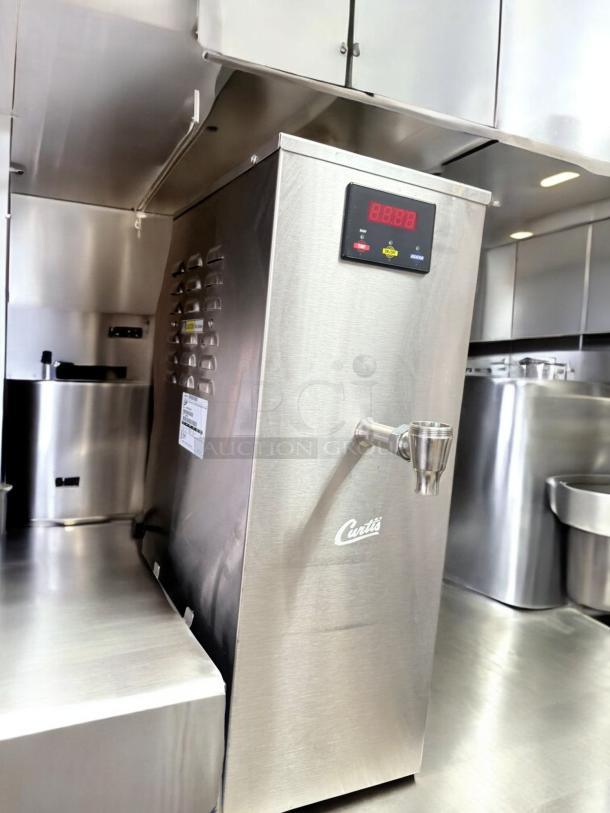 Curtis WB5GT63001 Electric Hot Water Boiler, stainless steel, excellent condition, 120V/220V, fully tested, digital display.